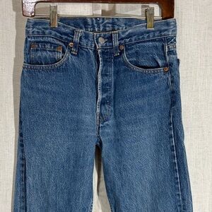 Levi's 501 Men's Straight Classic Button Fly Blue Jeans